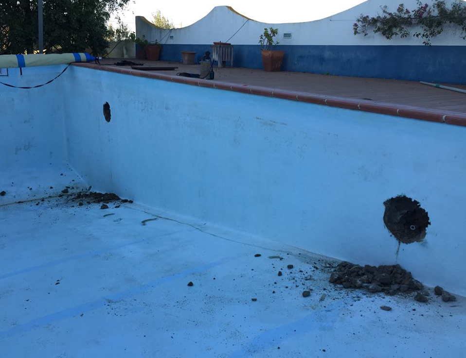 Reparação de piscinas