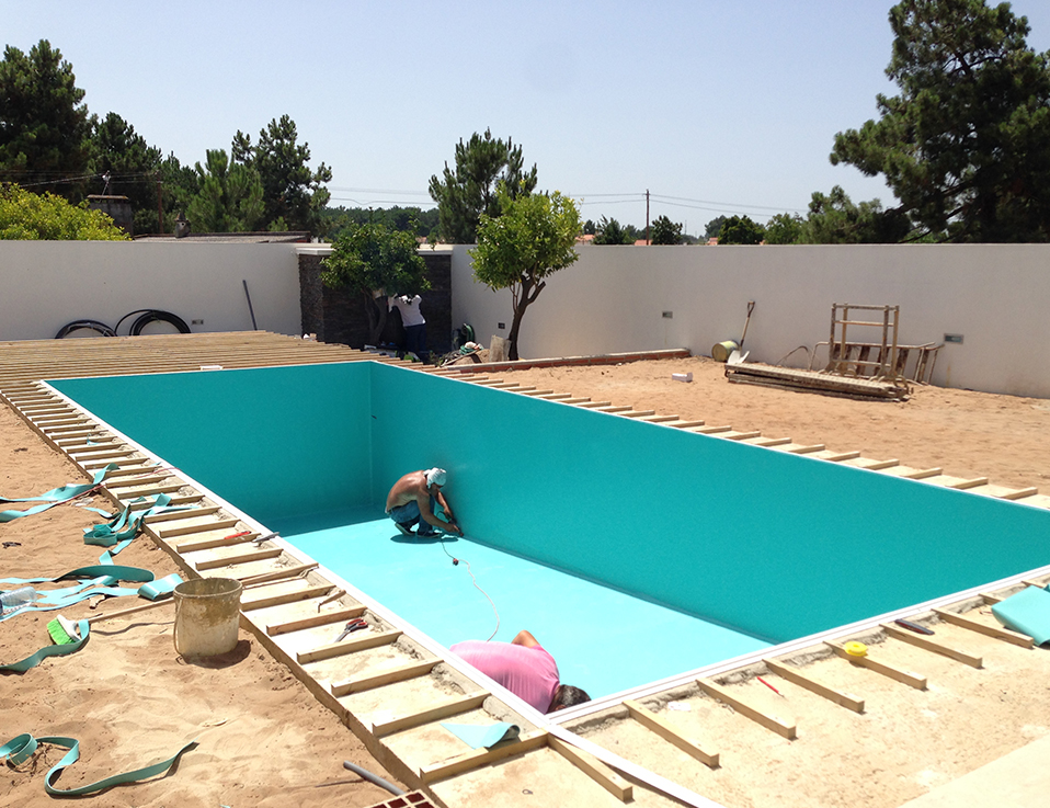 Revestimentos Tela reforçada piscinas